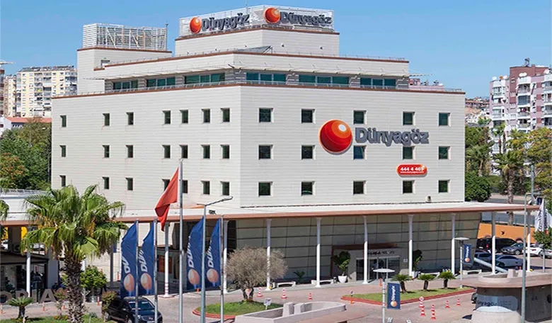Außenansicht des Krankenhauses Dünyagöz Antalya