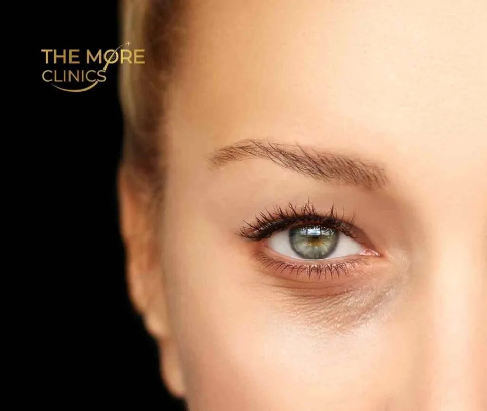 Upper blepharoplasty before and after — hooded eyelid correction