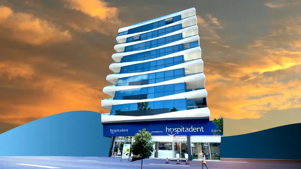Außenansicht der Filiale Hospitadent Antalya